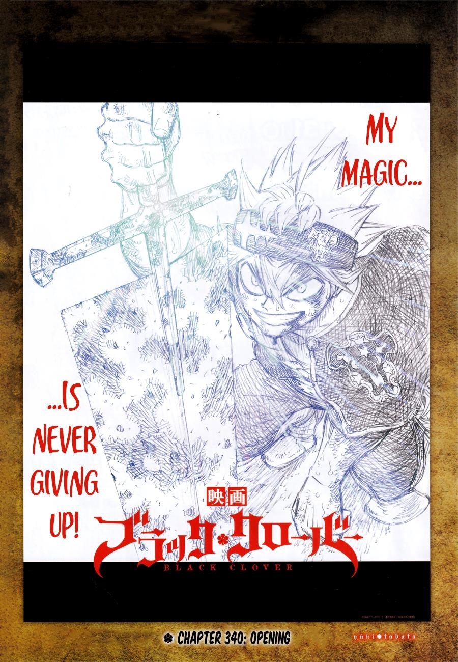 Black Clover Manga Chapter 340 page 1 - An Opening