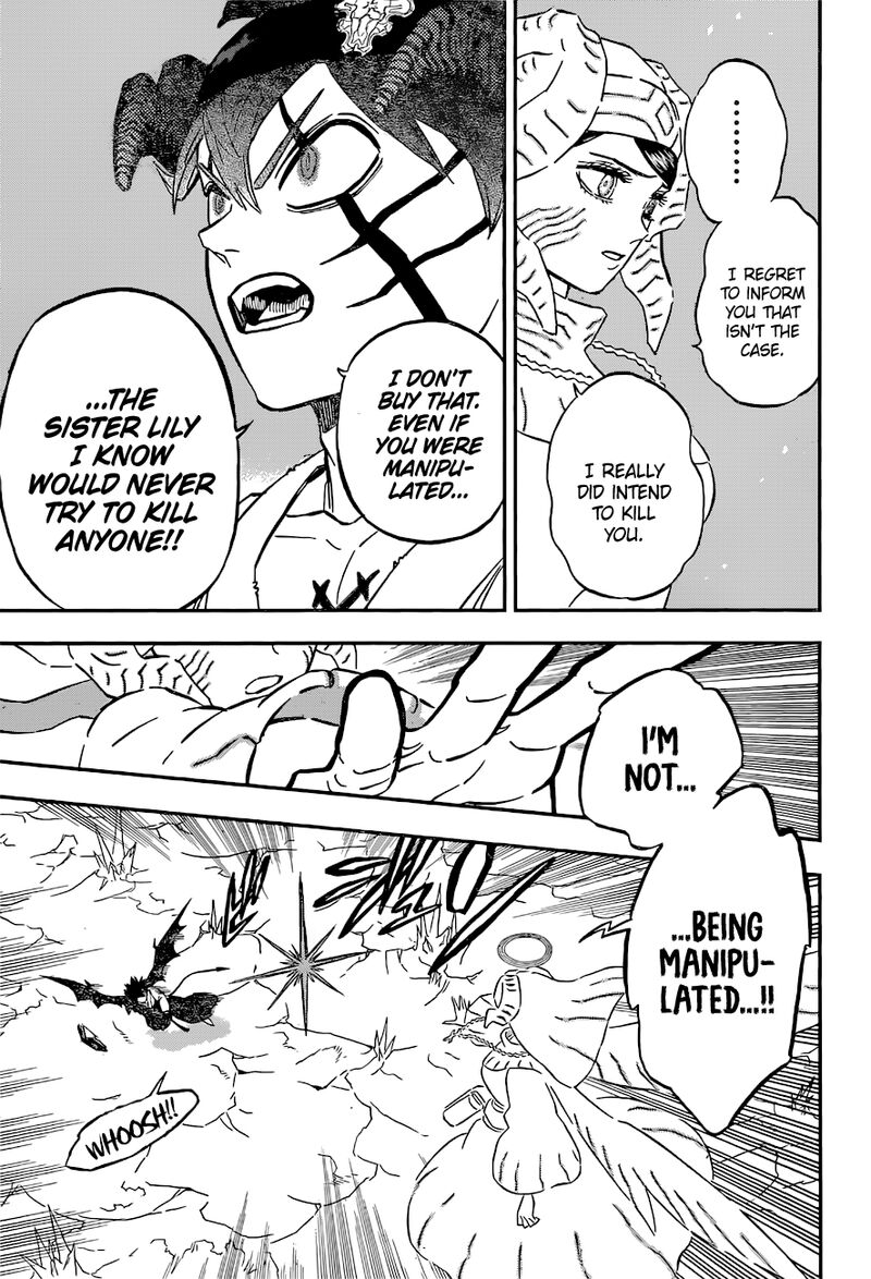 Black Clover Manga Chapter 349 page 3 - Asta vs. Sister Lily