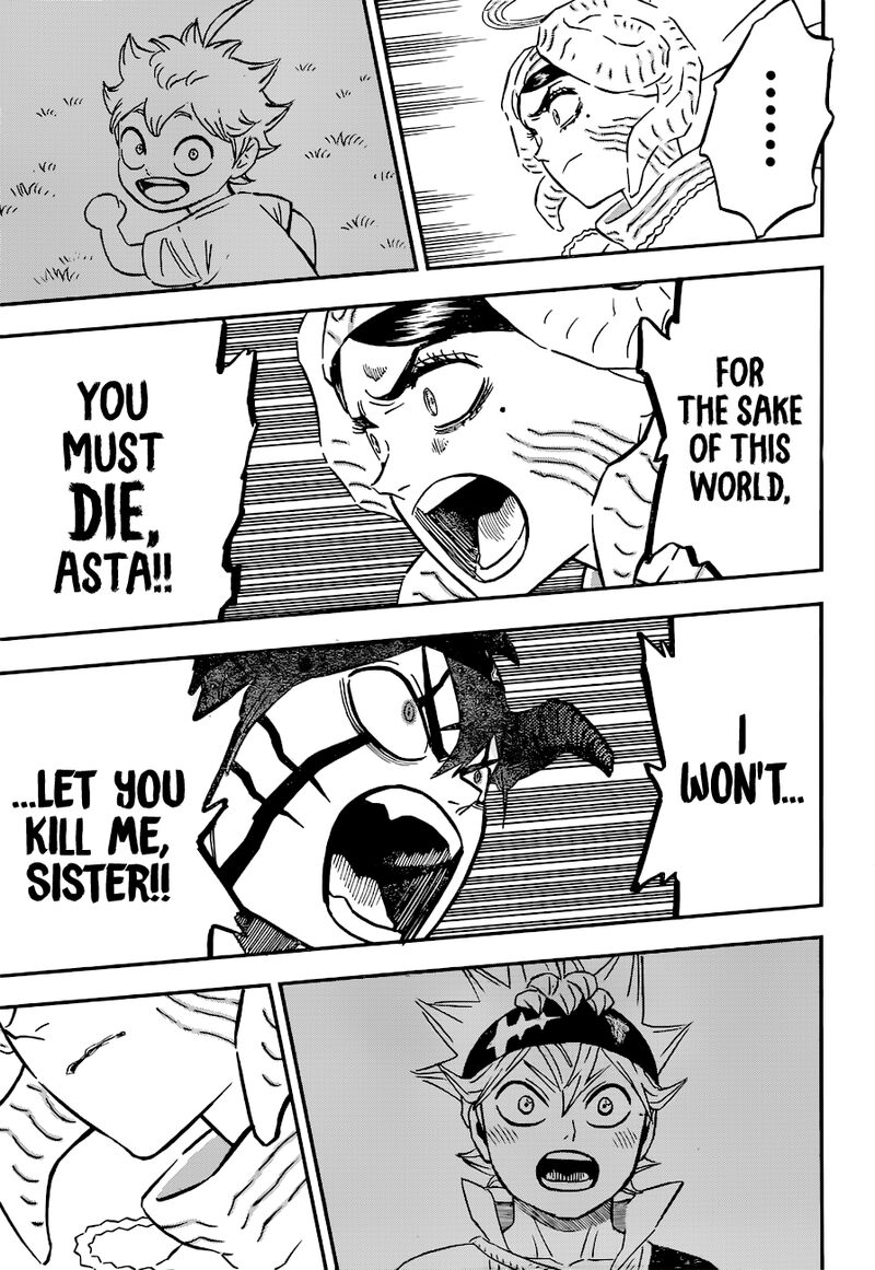 Black Clover Manga Chapter 349 page 7 - Asta vs. Sister Lily