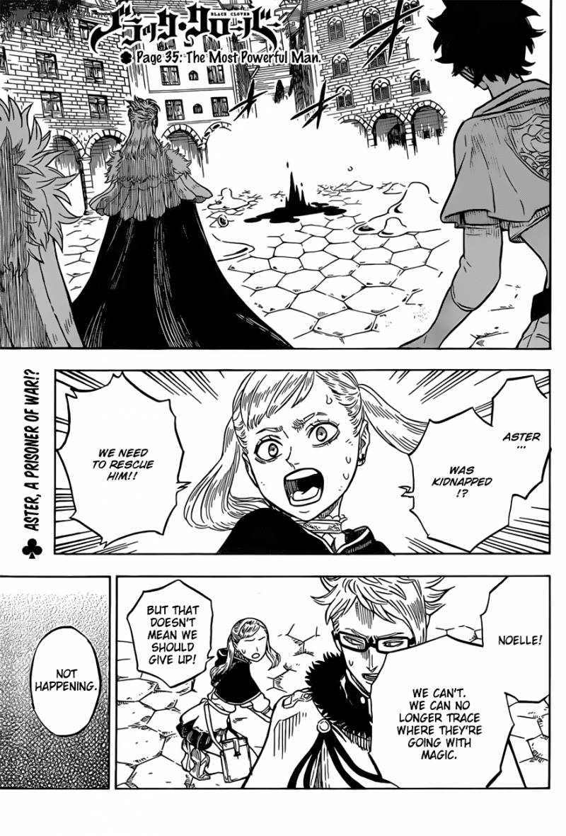 Black Clover Manga Chapter 35 page 1 - The Strongest Man