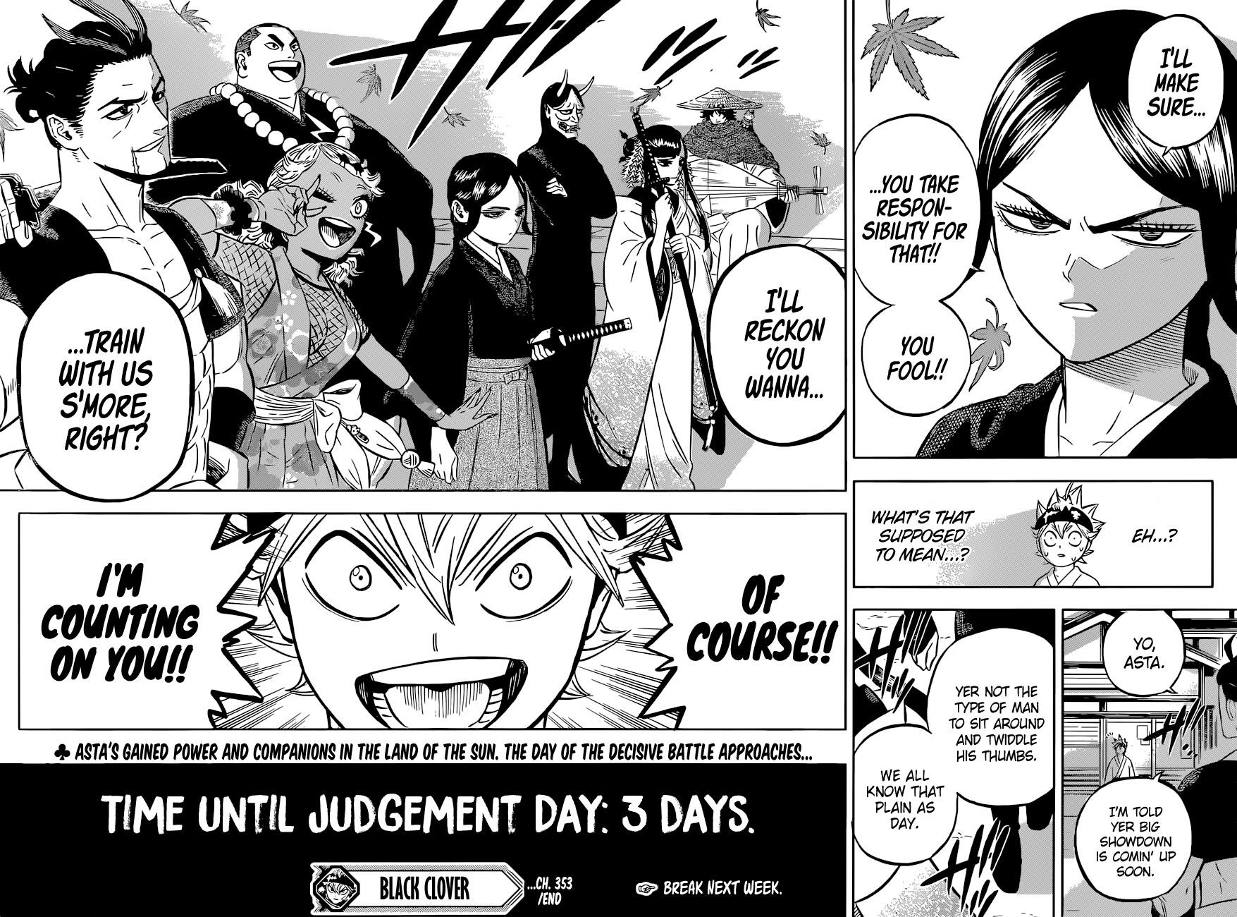 Black Clover Manga Chapter 353 page 13 - Banquet in Full Swing