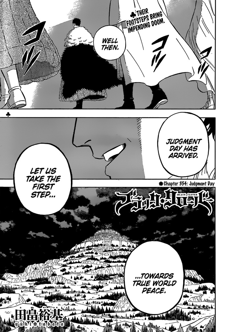 Black Clover Manga Chapter 354 page 1 - Judgment Day