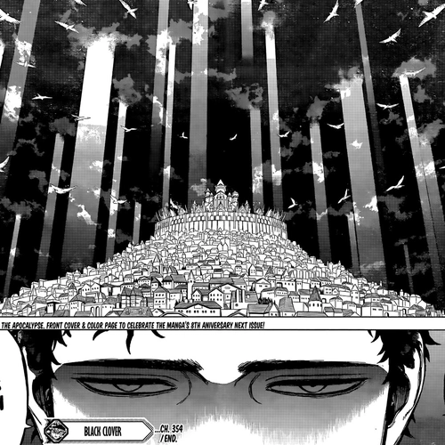 Black Clover Manga Chapter 354 (Judgment Day) cover