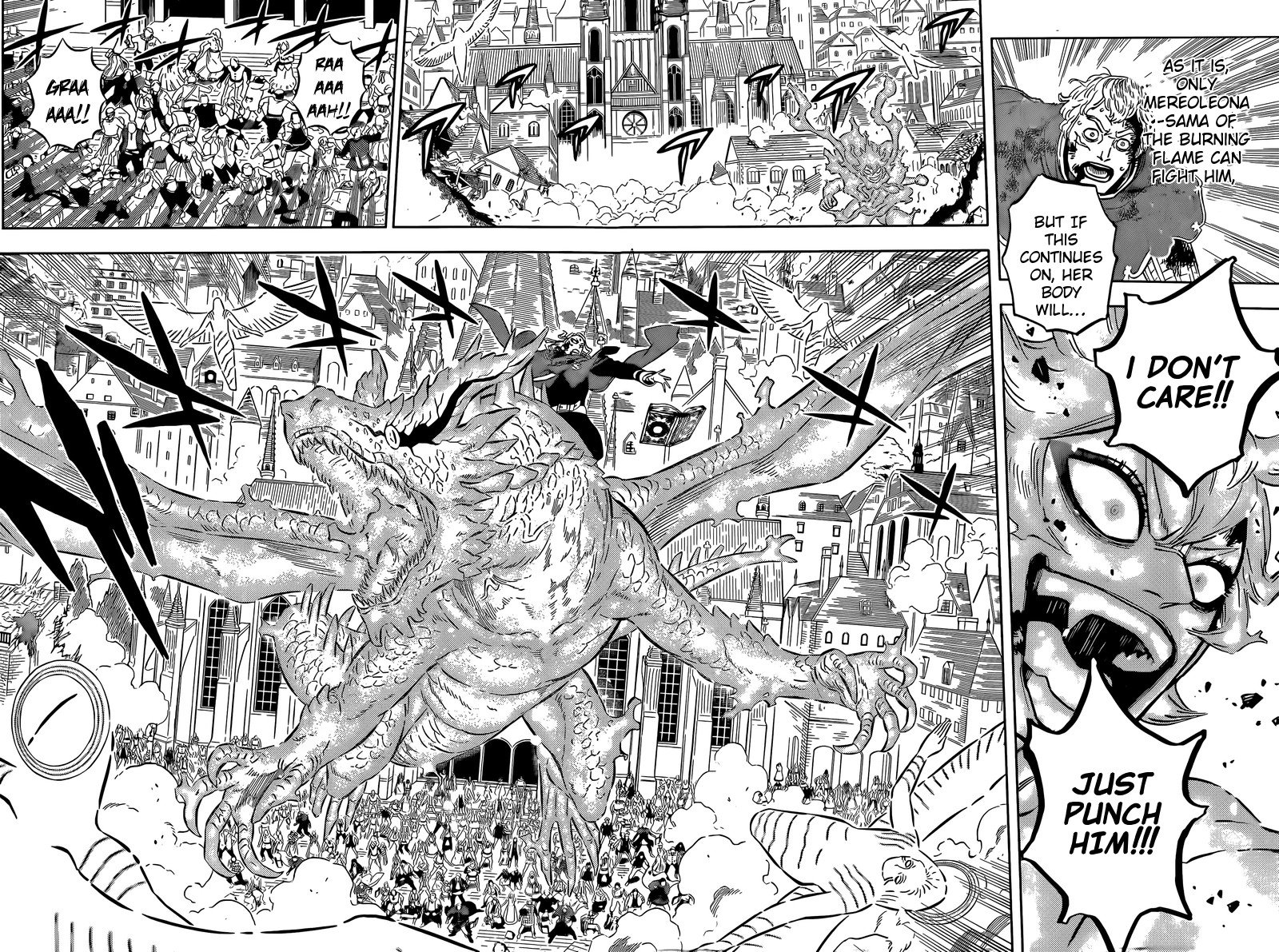 Black Clover Manga Chapter 358 page 4 - Flame Burial