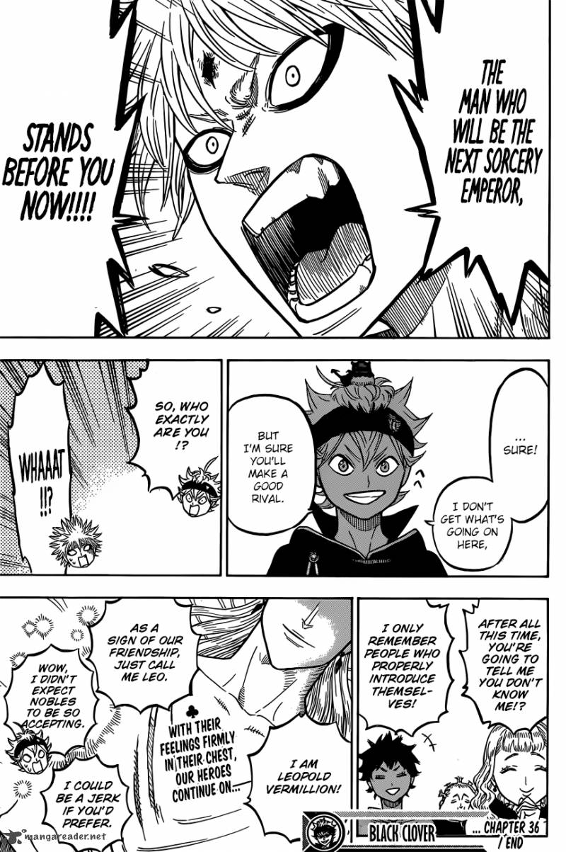 Black Clover Manga Chapter 36 page 18 - Light