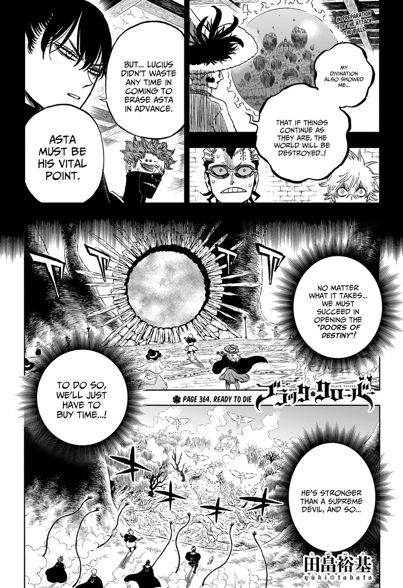 Black Clover Manga Chapter 364 page 1 - Do or Die