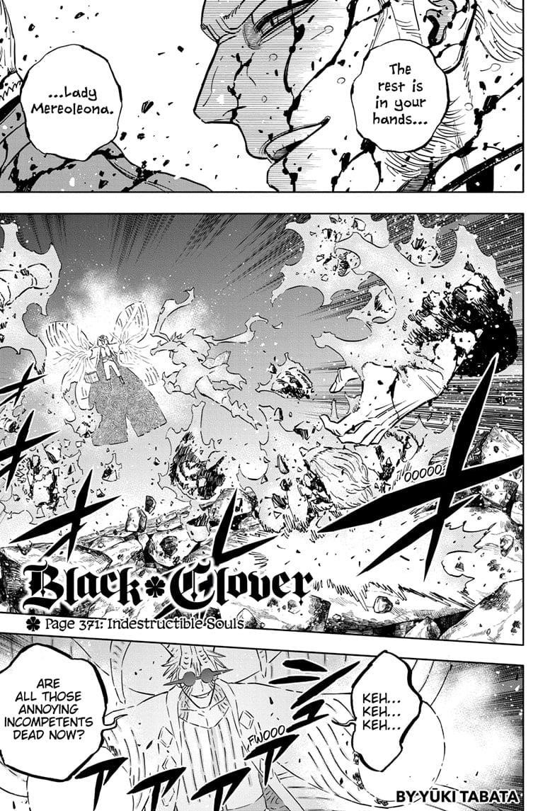 Black Clover Manga Chapter 371 page 1 - Indestructible Souls