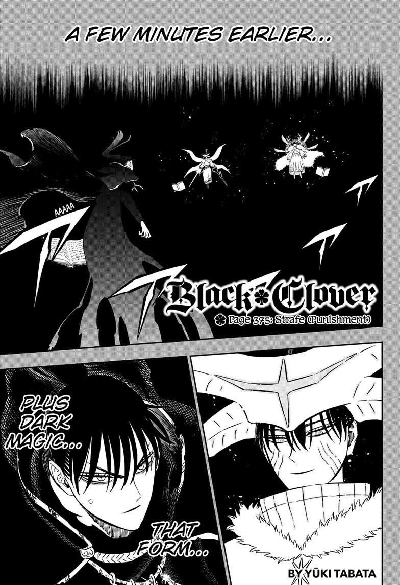 Black Clover Manga Chapter 375 page 1 - Strafe