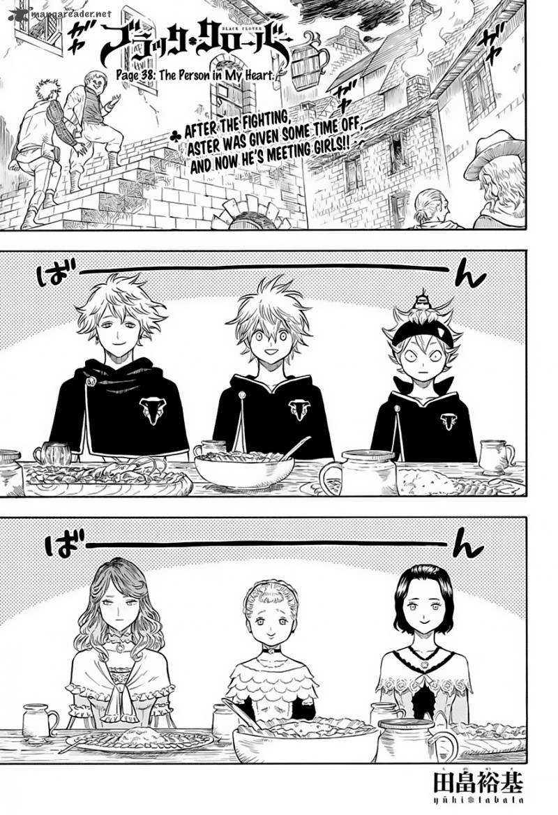 Black Clover Manga Chapter 38 page 1 - The One Set in My Heart
