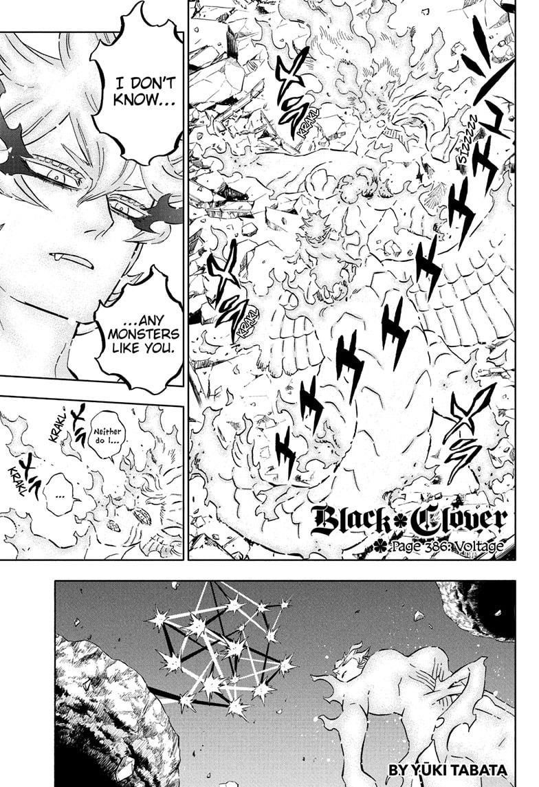Black Clover Manga Chapter 386 page 1 - Voltage