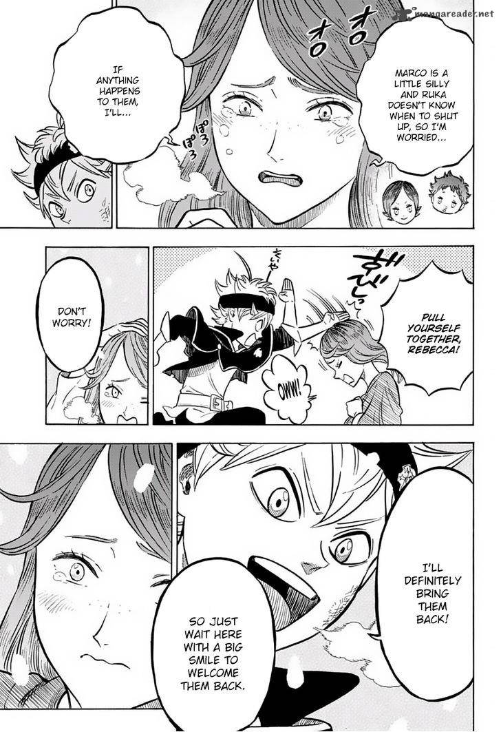 Black Clover Manga Chapter 40 page 10 - Pursuit over the Snow