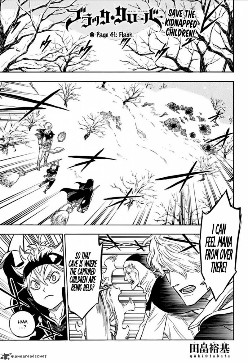 Black Clover Manga Chapter 41 page 1 - Flash