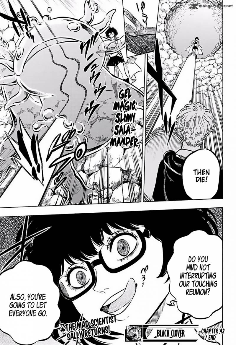 Black Clover Manga Chapter 42 page 17 - Three-Leaf Sprouts