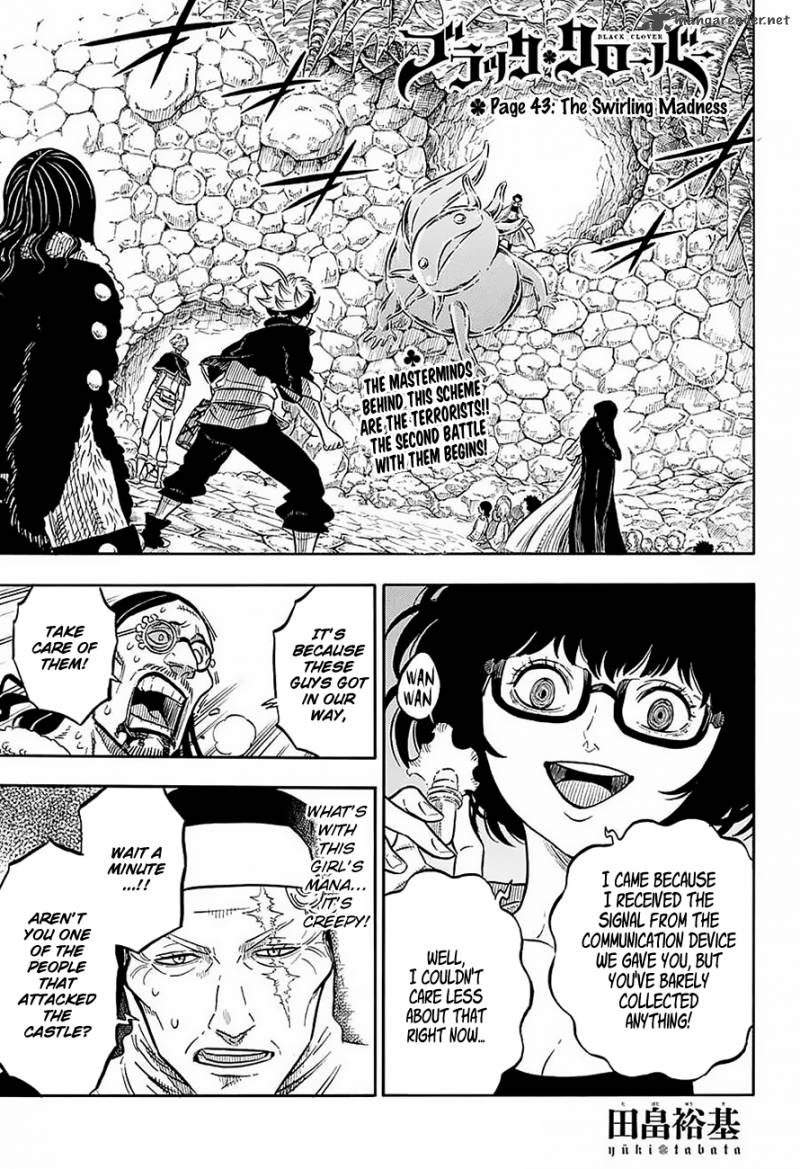 Black Clover Manga Chapter 43 page 1 - Explosion of Malice