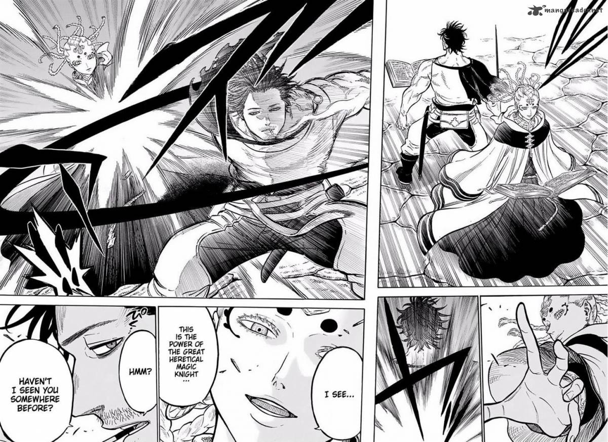Black Clover Manga Chapter 47 page 8 - Light Magic vs. Dark Magic