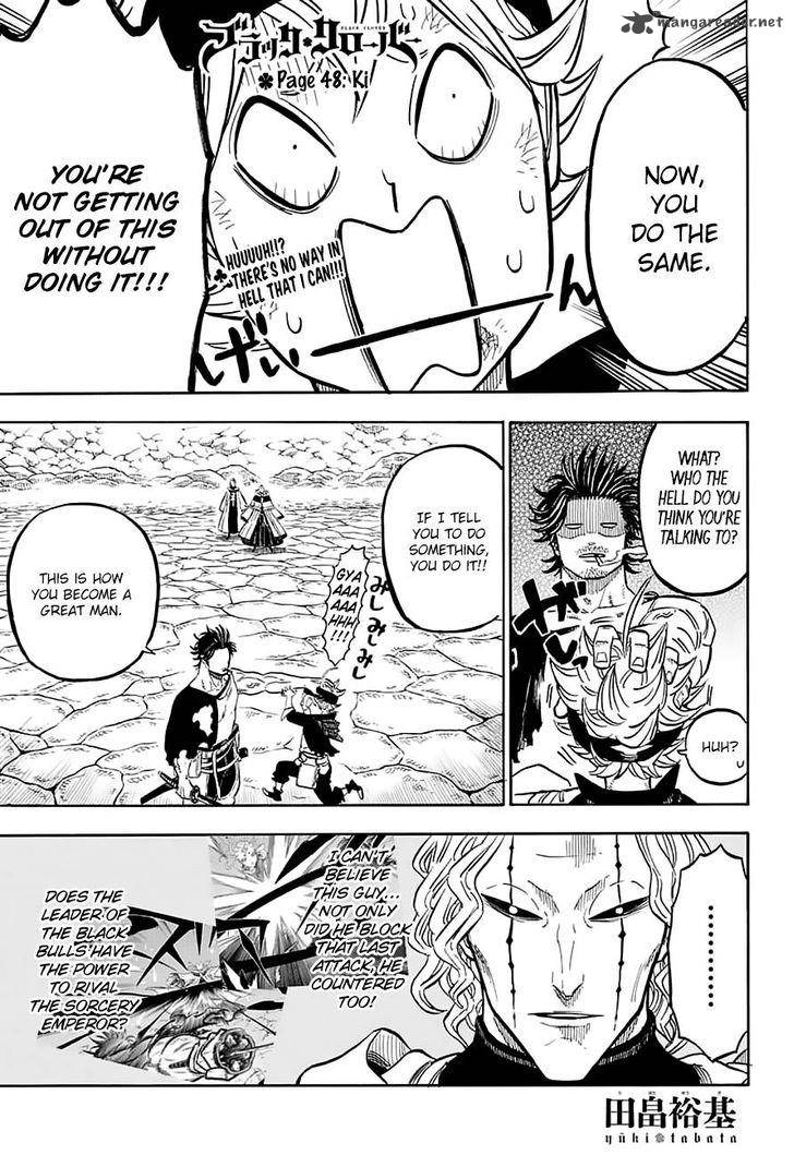 Black Clover Manga Chapter 48 page 1 - Ki