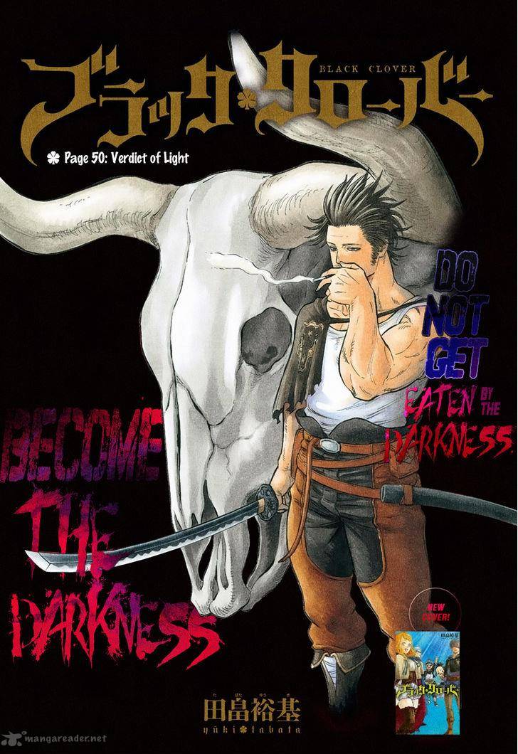Black Clover Manga Chapter 50 page 1 - The Light of Judgment