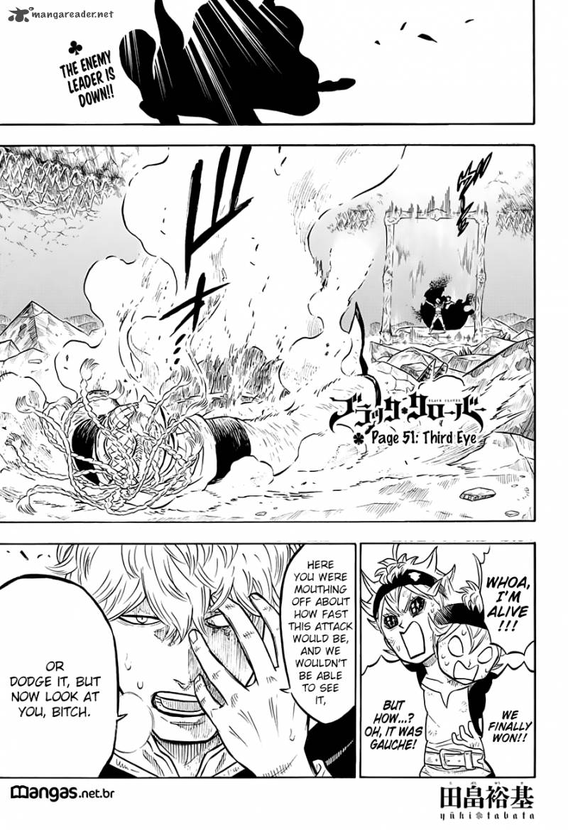 Black Clover Manga Chapter 51 page 1 - Third Eye