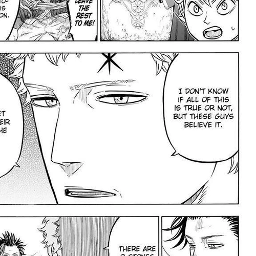 Black Clover Manga Chapter 56 (Three-Leaf Salute) cover