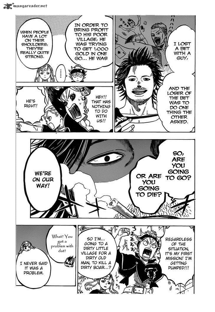 Black Clover Manga Chapter 6 page 5 - Go! Go! First Mission