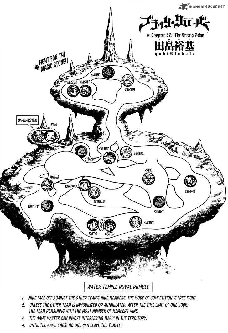 Black Clover Manga Chapter 62 page 1 - The Strong Reign