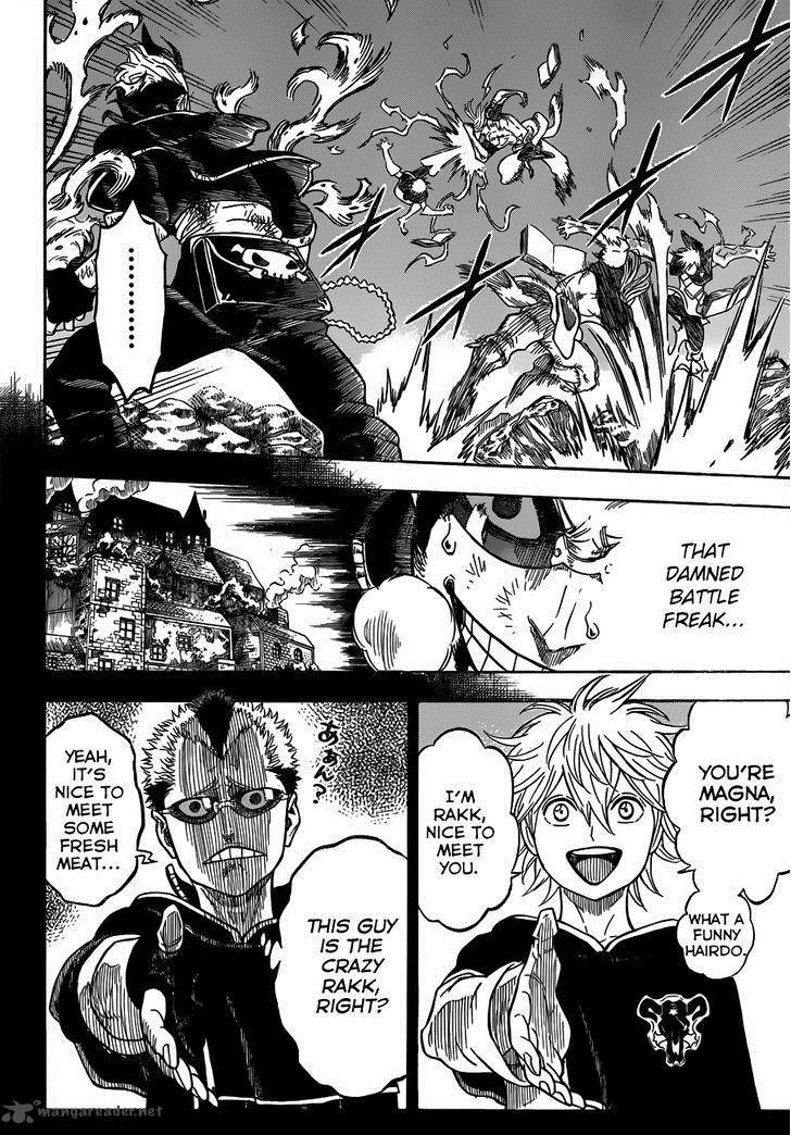 Black Clover Manga Chapter 64 page 4 - An Unfiltered Fireball and a Wild Lightning Bolt