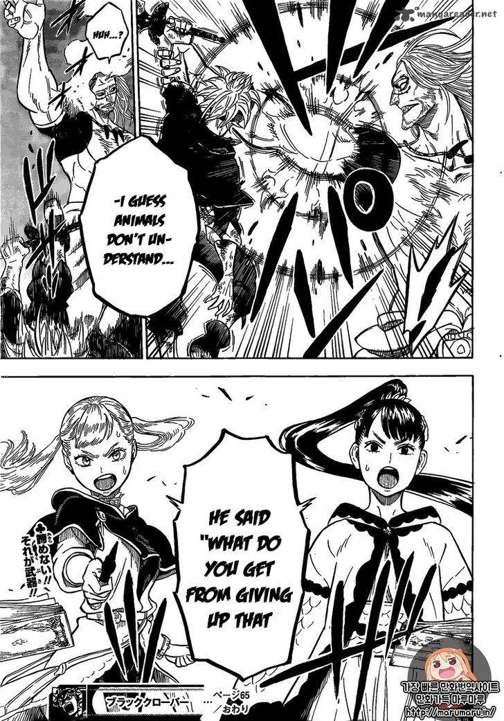 Black Clover Manga Chapter 65 page 18 - The Man That Doesn't Give Up