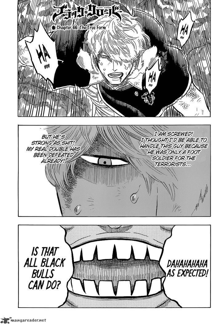 Black Clover Manga Chapter 66 page 1 - The True Form