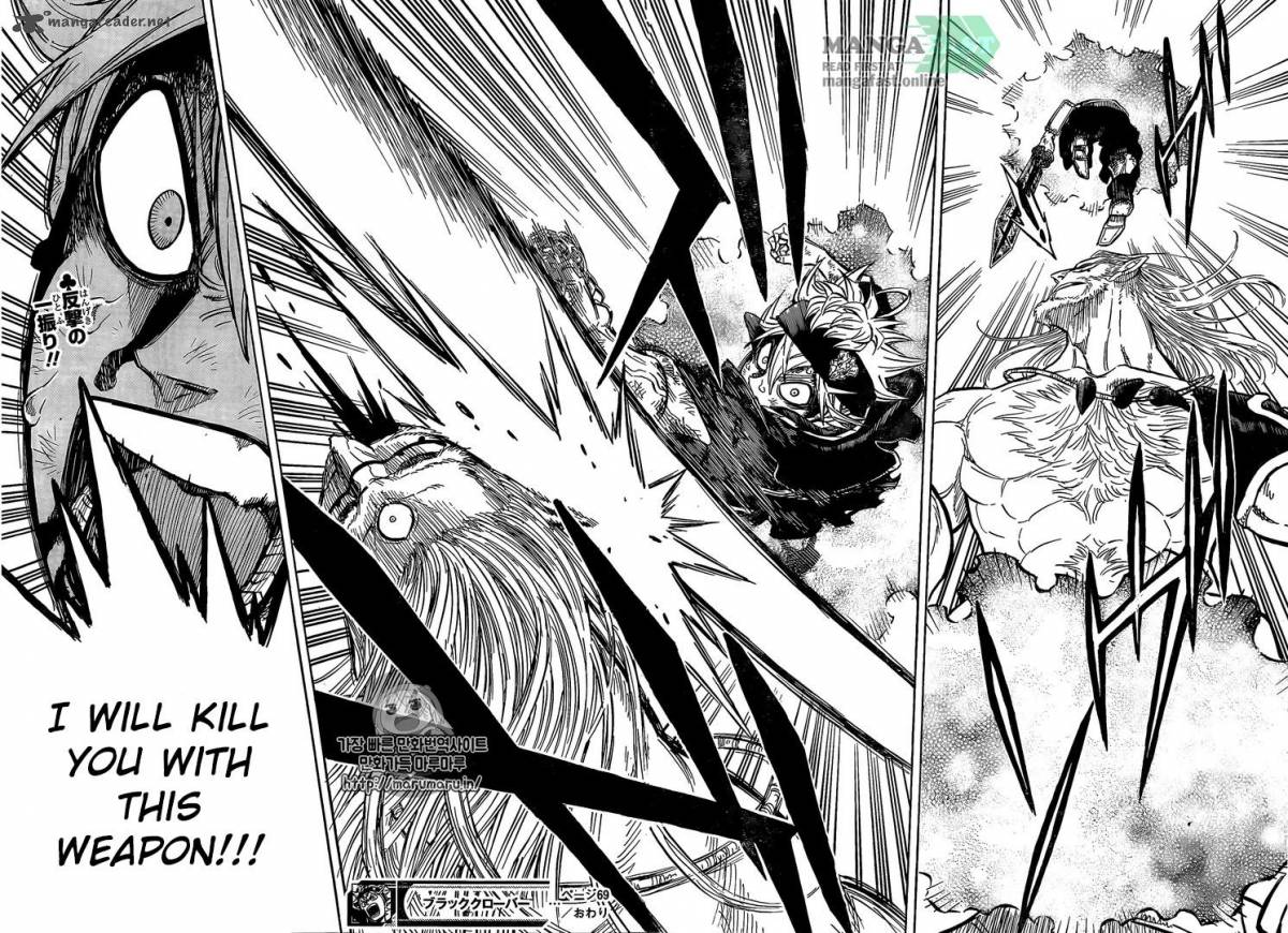 Black Clover Manga Chapter 69 page 18 - My Only Weapon