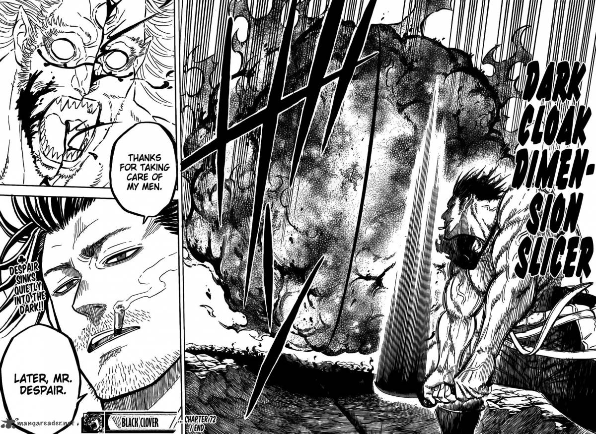 Black Clover Manga Chapter 72 page 18 - Beyond One's Limit