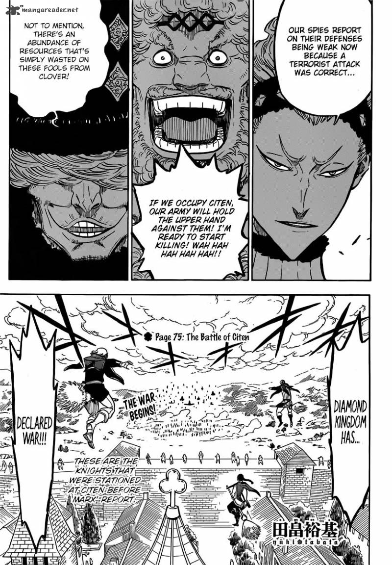Black Clover Manga Chapter 75 page 1 - The Battle of Kiten