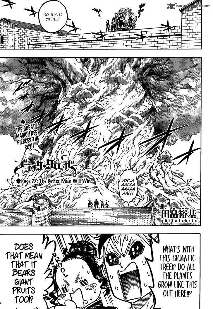 Black Clover Manga Chapter 77 page 1 - Whoever's Strongest Wins