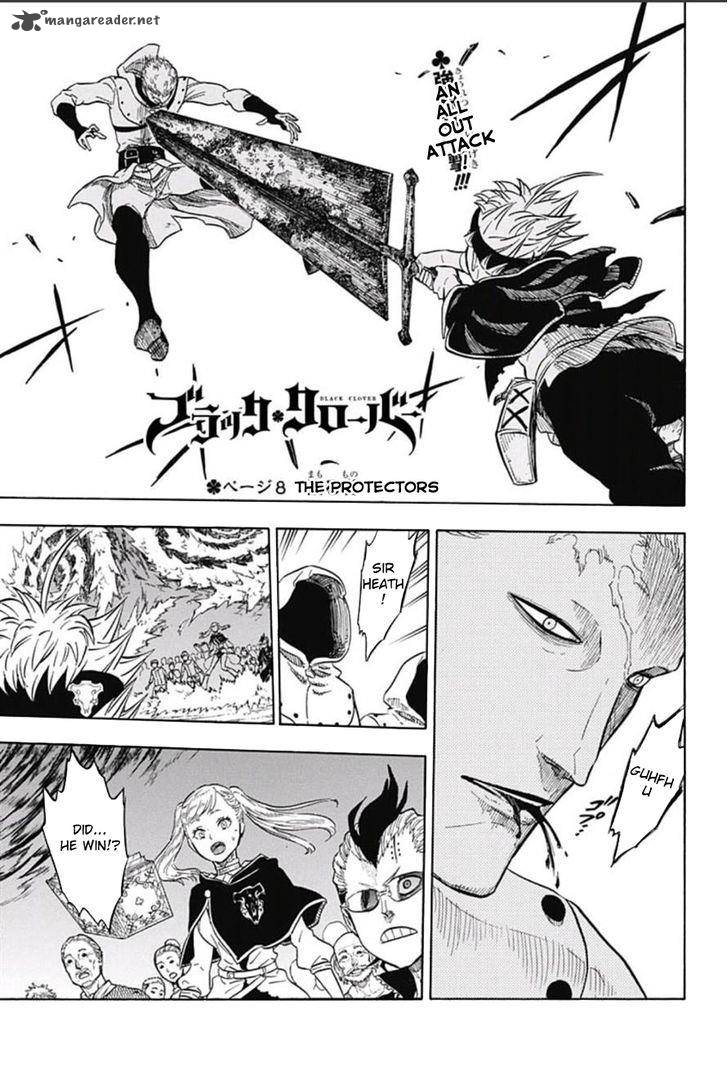 Black Clover Manga Chapter 8 page 1 - Those Who Protect