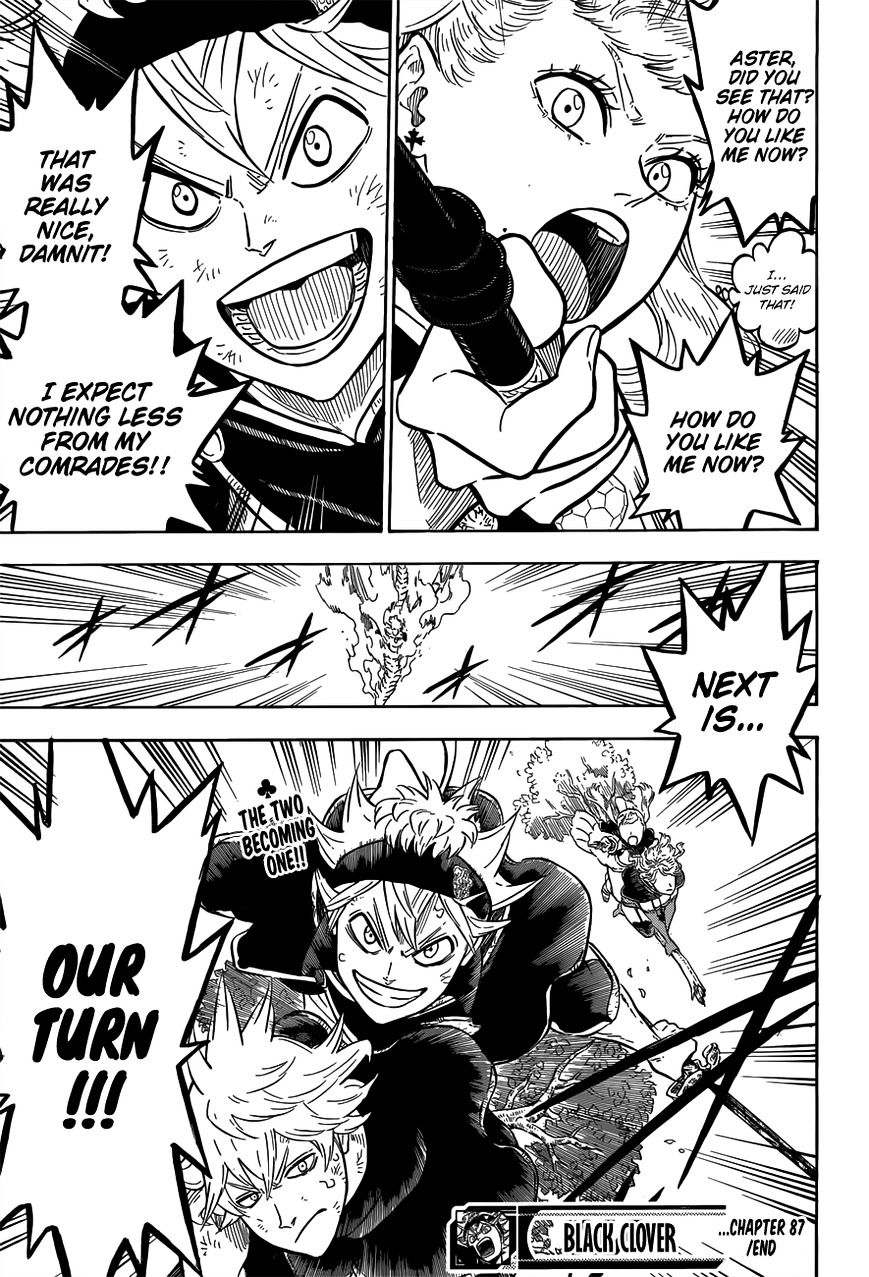 Black Clover Manga Chapter 87 page 16 - I'm Not a Loser