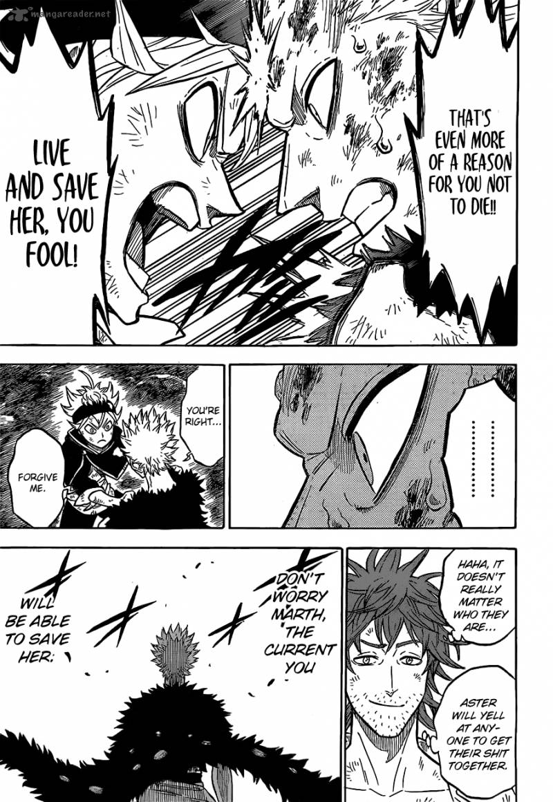 Black Clover Manga Chapter 92 page 15 - I Won't Let You Die