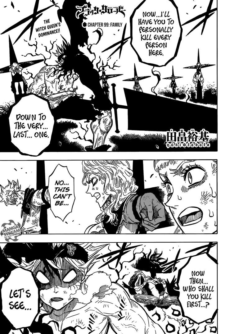 Black Clover Manga Chapter 99 page 1 - Family